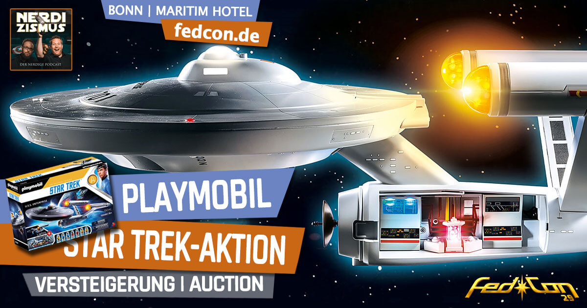 Playmobil Star Trek action at FEDCON